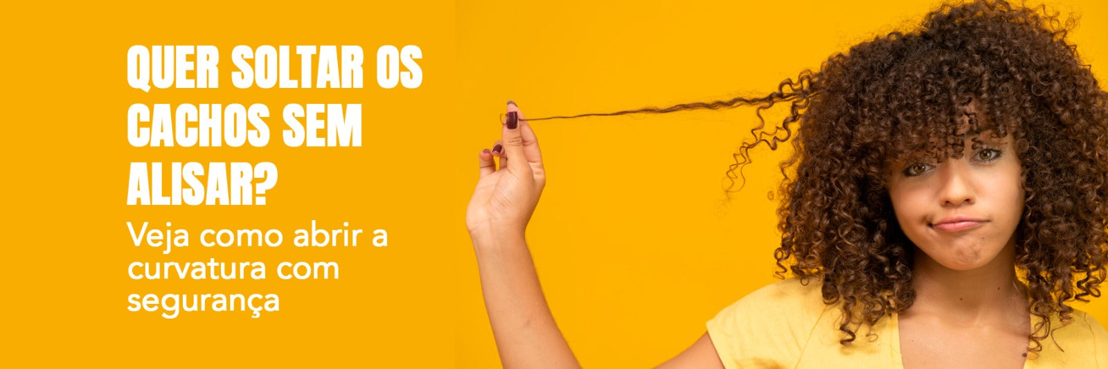 Quer soltar os cachos sem alisar? Veja como abrir a curvatura com segurança